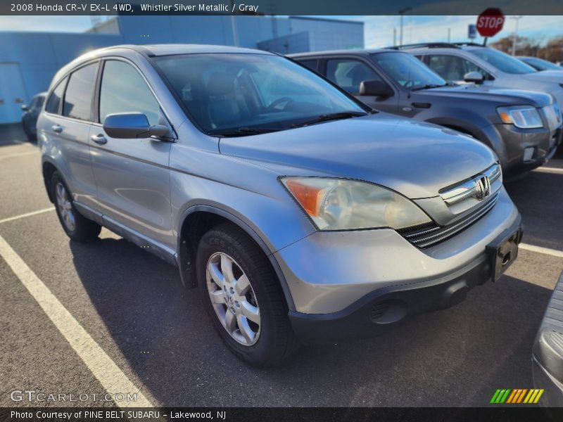 Whistler Silver Metallic / Gray 2008 Honda CR-V EX-L 4WD