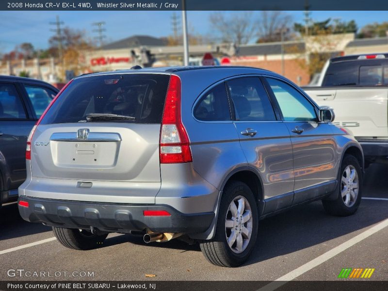 Whistler Silver Metallic / Gray 2008 Honda CR-V EX-L 4WD