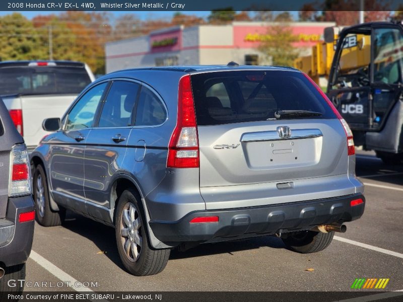 Whistler Silver Metallic / Gray 2008 Honda CR-V EX-L 4WD