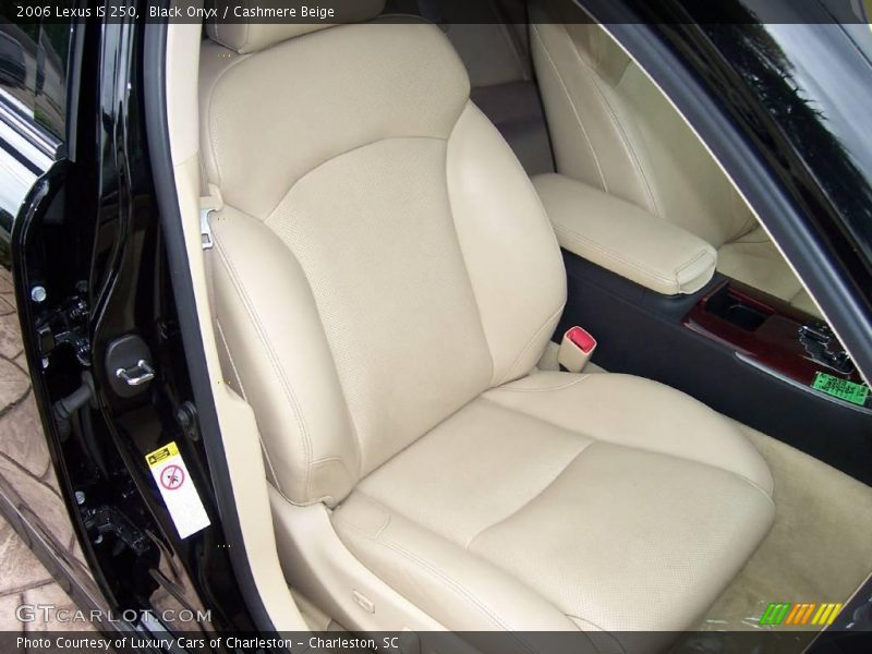 Black Onyx / Cashmere Beige 2006 Lexus IS 250