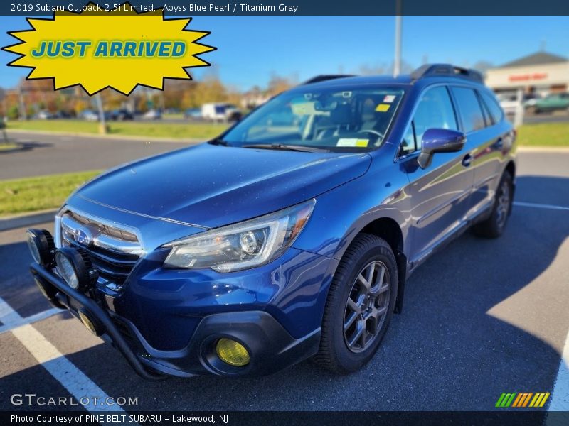 Abyss Blue Pearl / Titanium Gray 2019 Subaru Outback 2.5i Limited