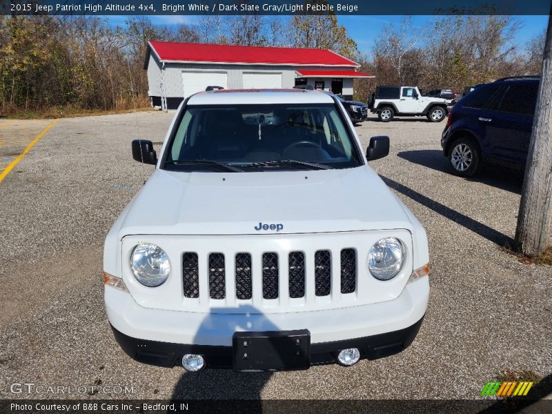 Bright White / Dark Slate Gray/Light Pebble Beige 2015 Jeep Patriot High Altitude 4x4