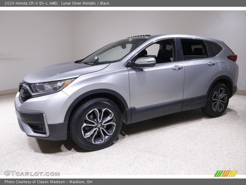 Lunar Silver Metallic / Black 2020 Honda CR-V EX-L AWD