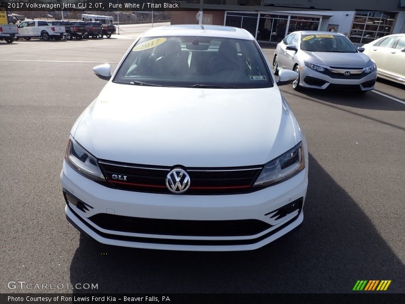Pure White / Titan Black 2017 Volkswagen Jetta GLI 2.0T
