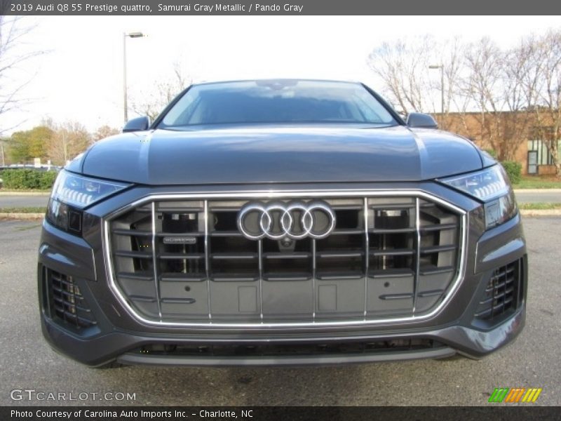 Samurai Gray Metallic / Pando Gray 2019 Audi Q8 55 Prestige quattro