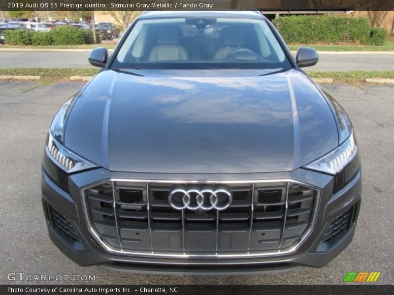 Samurai Gray Metallic / Pando Gray 2019 Audi Q8 55 Prestige quattro