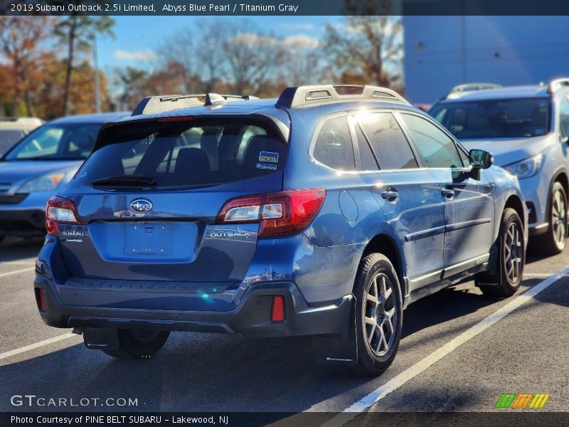 Abyss Blue Pearl / Titanium Gray 2019 Subaru Outback 2.5i Limited