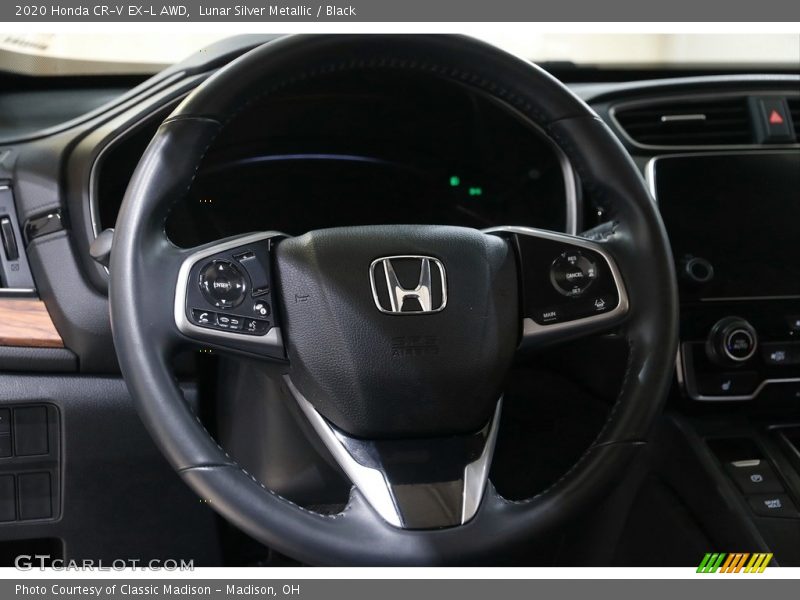 Lunar Silver Metallic / Black 2020 Honda CR-V EX-L AWD