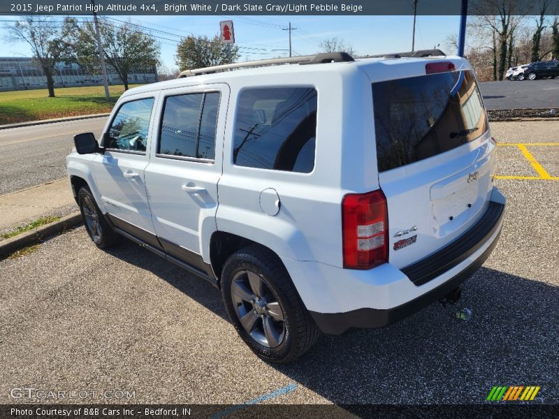 Bright White / Dark Slate Gray/Light Pebble Beige 2015 Jeep Patriot High Altitude 4x4