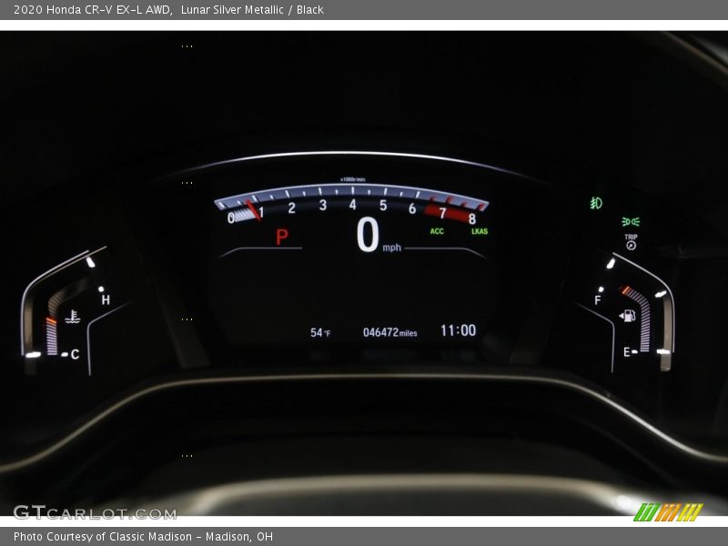 Lunar Silver Metallic / Black 2020 Honda CR-V EX-L AWD