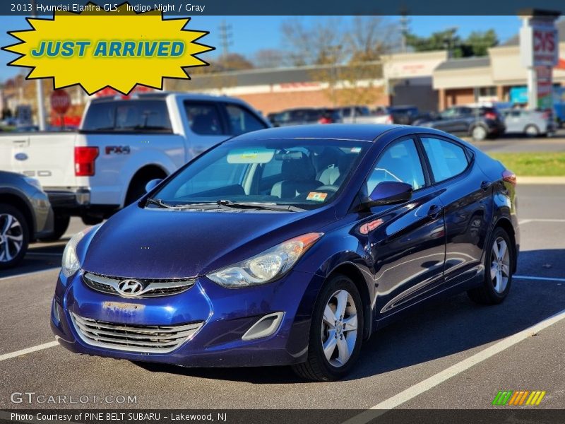 Indigo Night / Gray 2013 Hyundai Elantra GLS