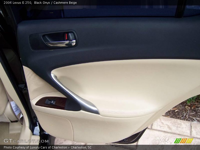 Black Onyx / Cashmere Beige 2006 Lexus IS 250