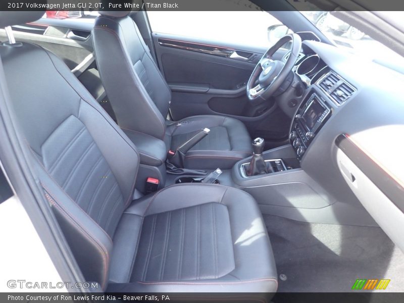 Pure White / Titan Black 2017 Volkswagen Jetta GLI 2.0T