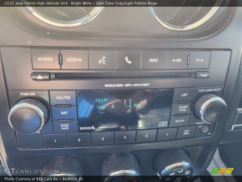 Bright White / Dark Slate Gray/Light Pebble Beige 2015 Jeep Patriot High Altitude 4x4