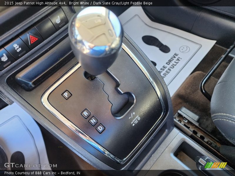 Bright White / Dark Slate Gray/Light Pebble Beige 2015 Jeep Patriot High Altitude 4x4