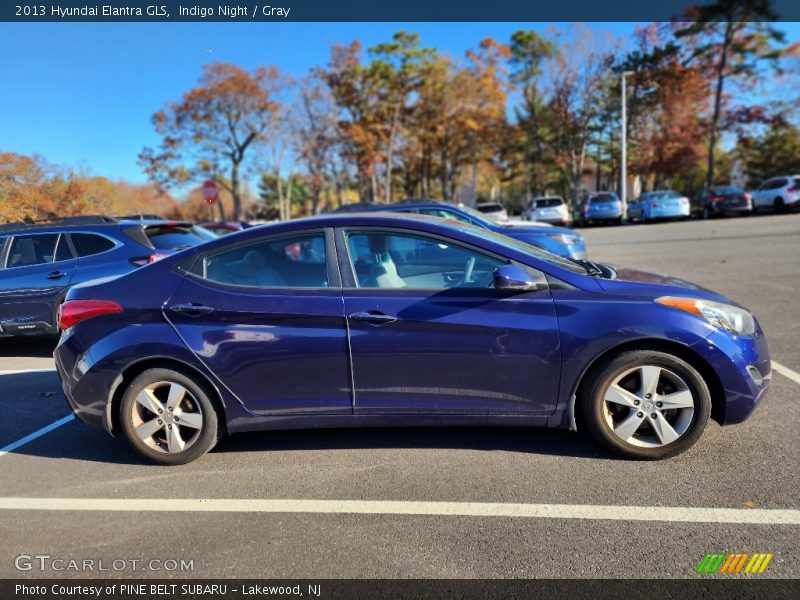 Indigo Night / Gray 2013 Hyundai Elantra GLS