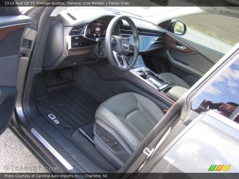 Samurai Gray Metallic / Pando Gray 2019 Audi Q8 55 Prestige quattro