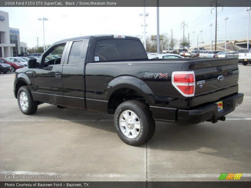 Black / Stone/Medium Stone 2009 Ford F150 STX SuperCab