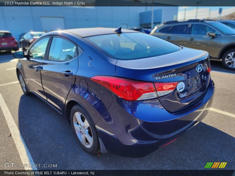 Indigo Night / Gray 2013 Hyundai Elantra GLS