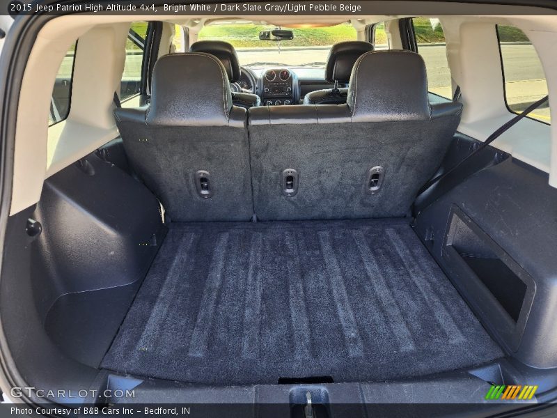 Bright White / Dark Slate Gray/Light Pebble Beige 2015 Jeep Patriot High Altitude 4x4