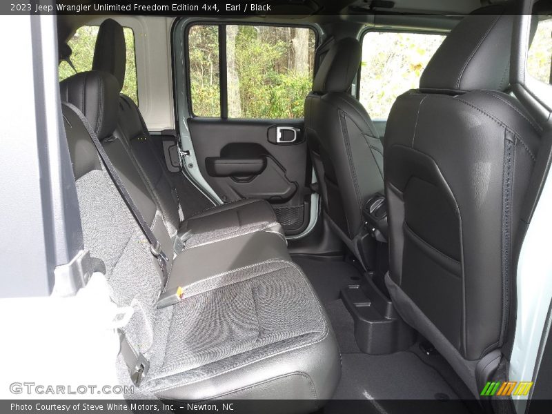 Rear Seat of 2023 Wrangler Unlimited Freedom Edition 4x4