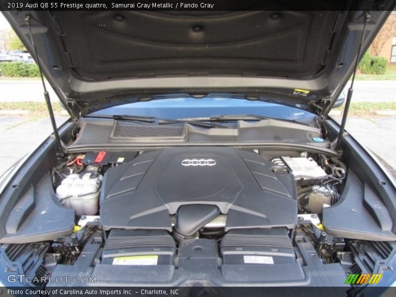 Samurai Gray Metallic / Pando Gray 2019 Audi Q8 55 Prestige quattro