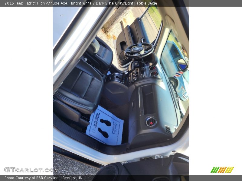 Bright White / Dark Slate Gray/Light Pebble Beige 2015 Jeep Patriot High Altitude 4x4