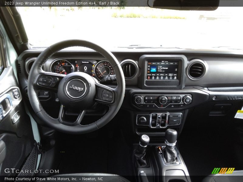 Dashboard of 2023 Wrangler Unlimited Freedom Edition 4x4