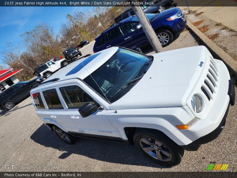 Bright White / Dark Slate Gray/Light Pebble Beige 2015 Jeep Patriot High Altitude 4x4