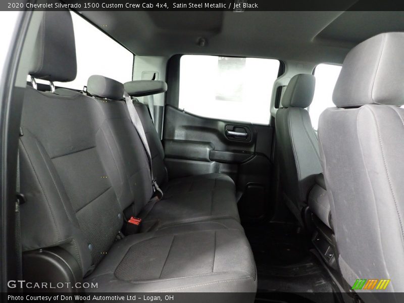 Satin Steel Metallic / Jet Black 2020 Chevrolet Silverado 1500 Custom Crew Cab 4x4