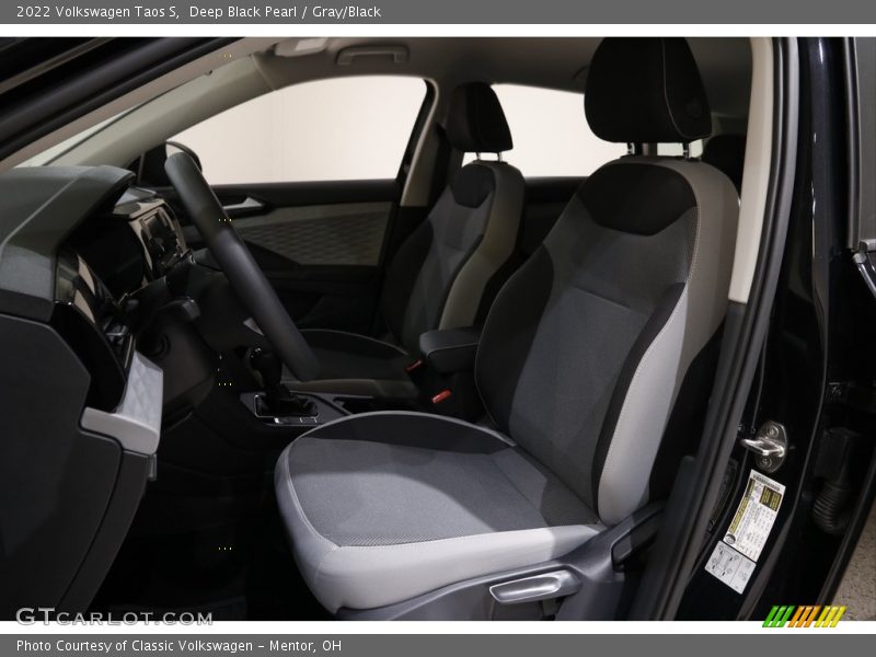 Deep Black Pearl / Gray/Black 2022 Volkswagen Taos S