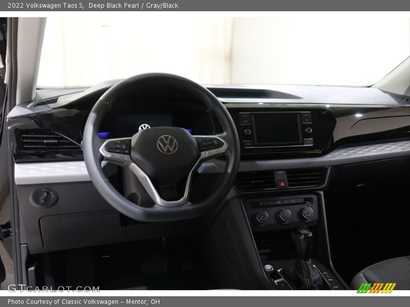 Deep Black Pearl / Gray/Black 2022 Volkswagen Taos S
