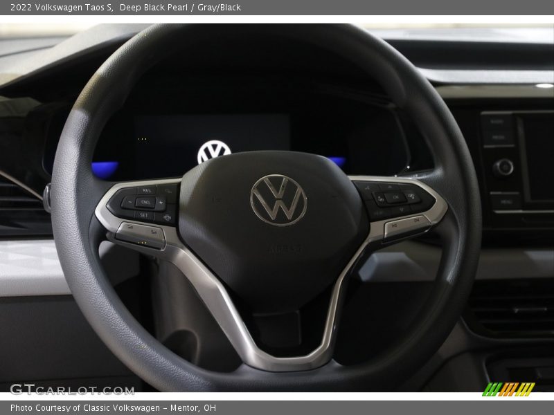 Deep Black Pearl / Gray/Black 2022 Volkswagen Taos S