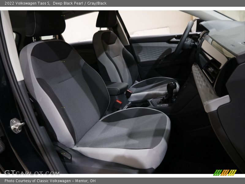 Deep Black Pearl / Gray/Black 2022 Volkswagen Taos S