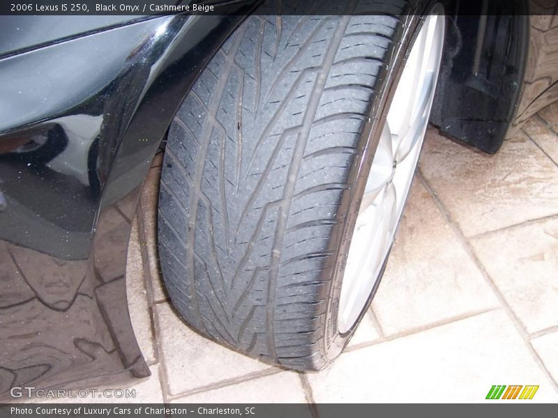 Black Onyx / Cashmere Beige 2006 Lexus IS 250