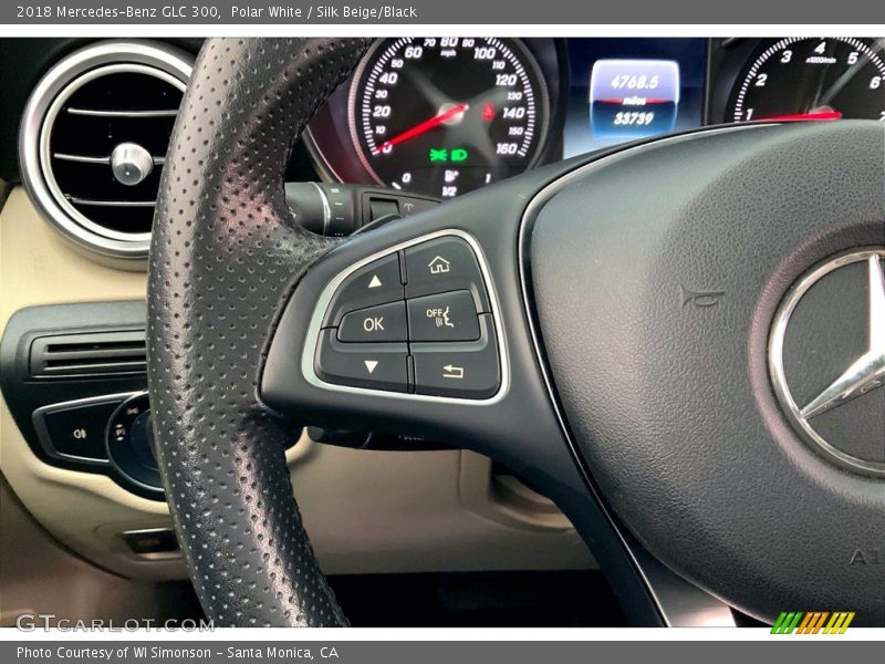 Polar White / Silk Beige/Black 2018 Mercedes-Benz GLC 300