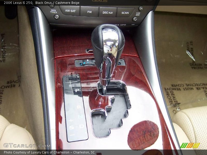 Black Onyx / Cashmere Beige 2006 Lexus IS 250