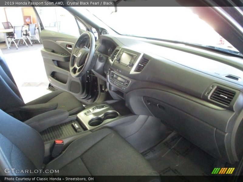 Crystal Black Pearl / Black 2019 Honda Passport Sport AWD