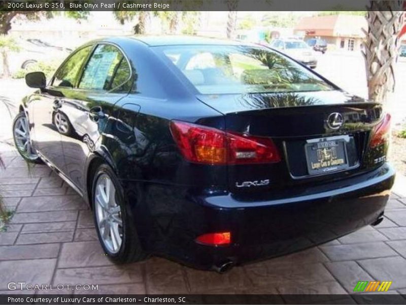 Blue Onyx Pearl / Cashmere Beige 2006 Lexus IS 350