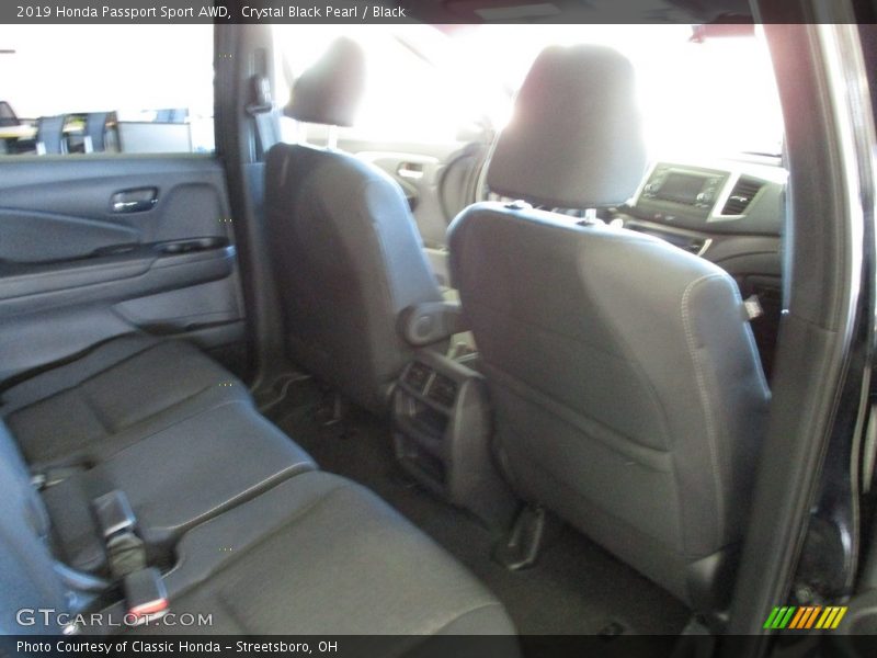Crystal Black Pearl / Black 2019 Honda Passport Sport AWD