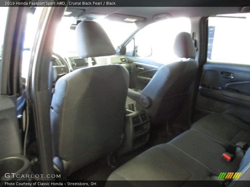 Crystal Black Pearl / Black 2019 Honda Passport Sport AWD