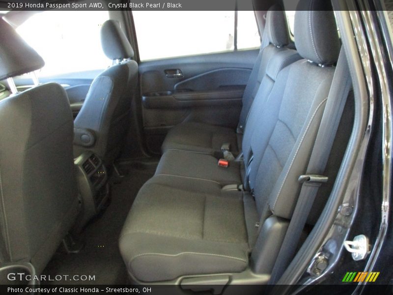 Crystal Black Pearl / Black 2019 Honda Passport Sport AWD