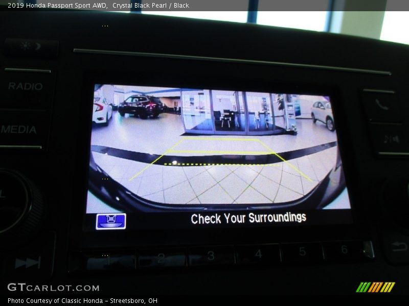 Crystal Black Pearl / Black 2019 Honda Passport Sport AWD