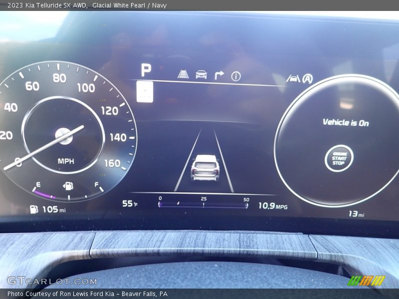 Glacial White Pearl / Navy 2023 Kia Telluride SX AWD