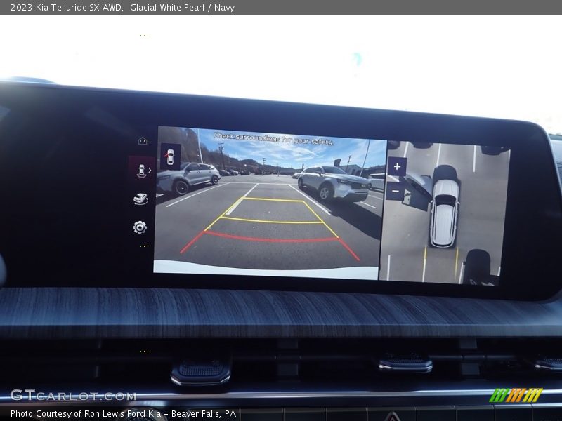 Glacial White Pearl / Navy 2023 Kia Telluride SX AWD