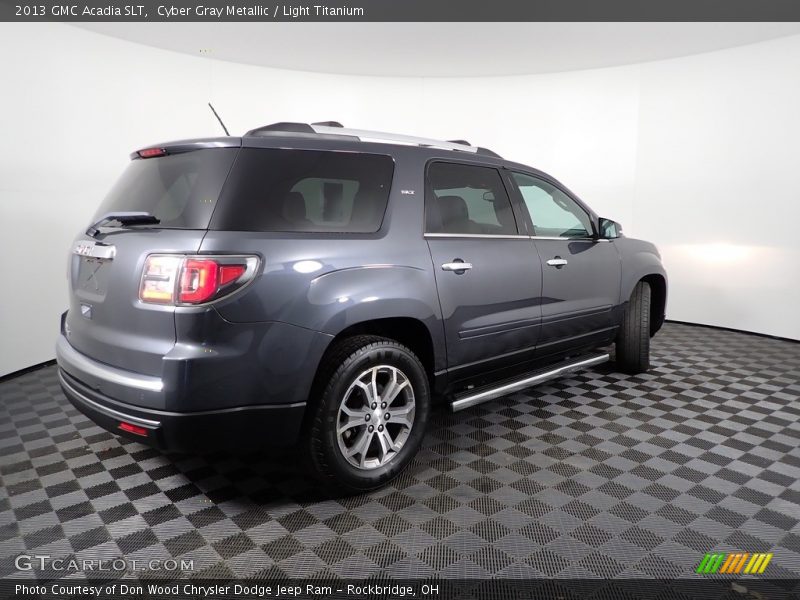 Cyber Gray Metallic / Light Titanium 2013 GMC Acadia SLT