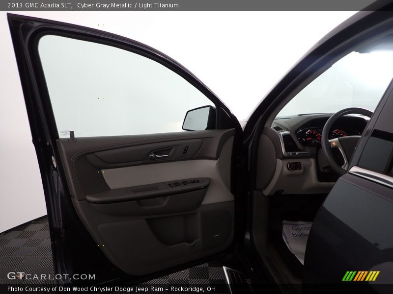 Cyber Gray Metallic / Light Titanium 2013 GMC Acadia SLT