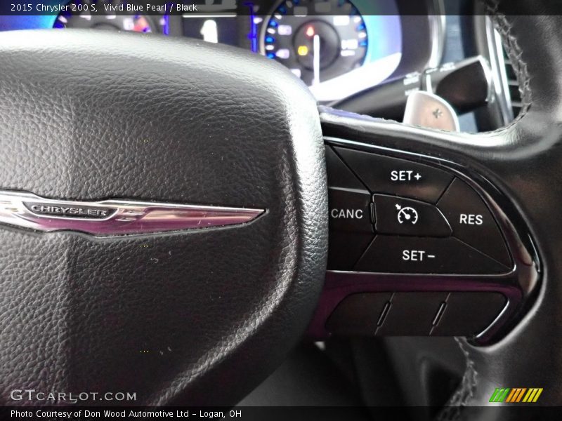 Vivid Blue Pearl / Black 2015 Chrysler 200 S