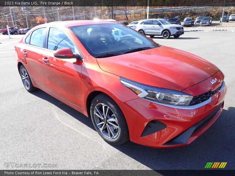 Fire Orange / Black 2023 Kia Forte LXS