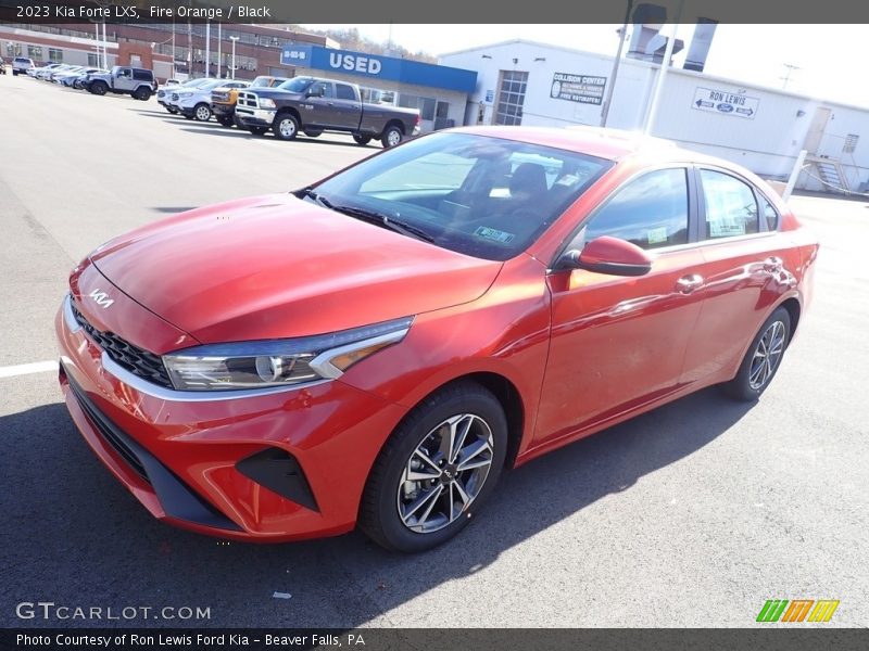 Fire Orange / Black 2023 Kia Forte LXS